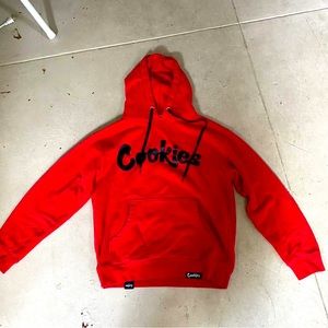 Red Cookies pullover hoodie